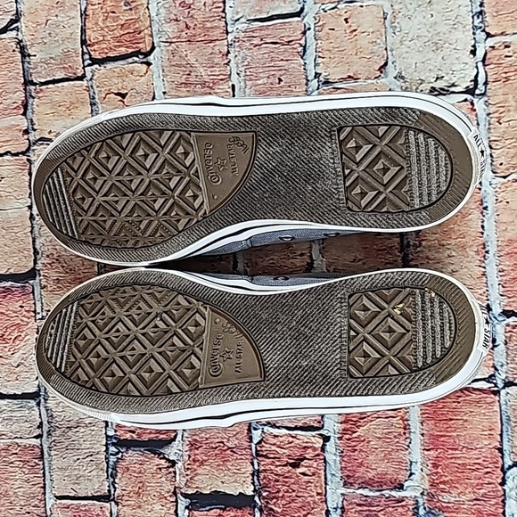 CONVERSE ALL-STAR CHUCK TAYLOR SLIP ON LOWTOP SHOES,  WOMANS SIZE 8, EUC - Picture 11 of 12